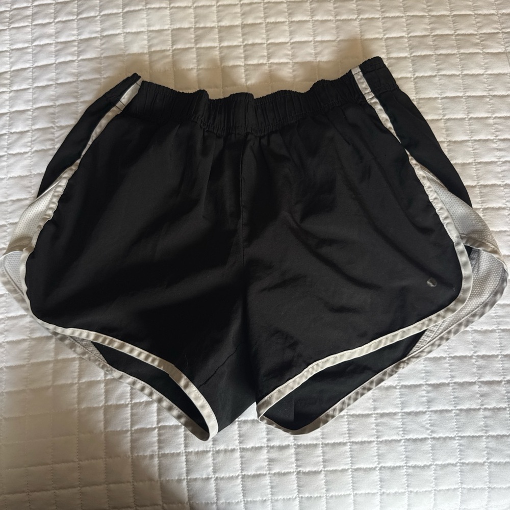 Black and White Athletic Shorts